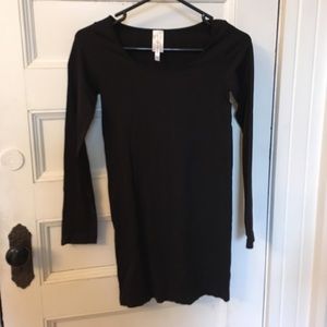 NWOT Black long sleeve bodycon dress